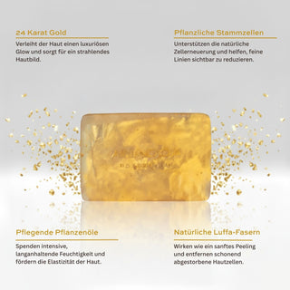 Goldseife 24K mit Stammzellentechnologie - Anadoa Naturhaus