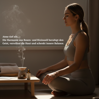 2er-Set Rizinus- & Rosenöl – Natürliche Pflege für Haar & Haut