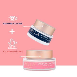 L'AYLLA Exosome Set: Day & Night Cream with Anti-Aging