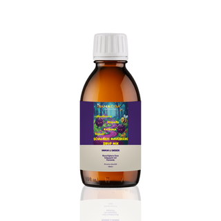 schwarze maulbeere kinder sirup mix